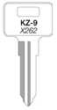 Kz-9 (x-262) Domestic And Import Automotive Key