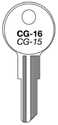 Cg-16/Cg-15 House, Padlock And Commercial Key