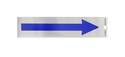 2-Inch X 8-Inch Blue Arrow Adhesive Sign