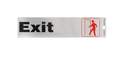 2-Inch X 8-Inch Adhesive Mylar Exit Sign