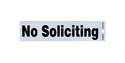 2-Inch X 8-Inch No Soliciting Sign