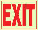 Exit Sign 8x11 Glow In The Dark