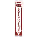 4 x 18-Inch Fire Extinguisher Sign