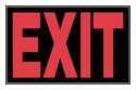 Exit Sign 8x12