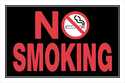 No Smoking Sign 8x12