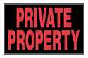 Private Property Sign 8x12