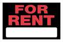 For Rent Sign 8x12