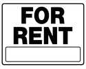For Rent Sign 20x24