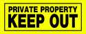 Private Property Sign 6x15