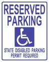 Handicapped Parking Sign 19x15