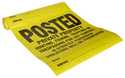 Posted Private Property Tyvek Sign 11x11