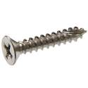 #5 x 3/4-Inch Chrome Phillips Flat Wood Screw