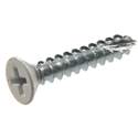 Phillips Flat White-Top Wood Screws , 15-Pack, #9 x 2"