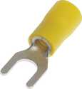 #10 Male Yellow Fork Wire Terminal