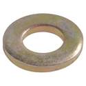 Zinc - Yellow Dichromate Outdoor Flat Washers, 10-Pack, 9/16"
