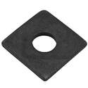 Black Phosphate Indoor Square Washers, 8-Pack, 1/2"