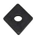 Black Phosphate Indoor Diamond Washers, 10-Pack, 3/8"