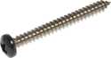 8 x 3 Stainless Steel Black Pan Head Phillips Metal Screw