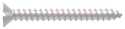 Slotted Flat Aluminum Wood Screws , 48-Pack, #4 x 1/2"