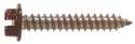Slotted Hex Washer-Head Sheet Metal Screw — #8, 1/2 in., 25-Pack
