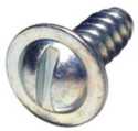 Slotted Round License Plate Screw, 15-Pack, M6-1.00 x 16mm