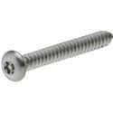 #8 x 2-Inch Stainless Star Security Button Sheet Metal Screw 8-Pack