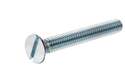 Slotted Flat-Head Zinc Machine Screw, 36-Pack, #8-32 x 1"