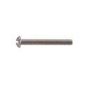 Slotted Round-Head Stainless Machine Screw, 15-Pack, 1/4"-20 x 3/4"