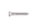 Slotted Oval Aluminum Wood Screws , 18-Pack, #10 x 1-1/4"