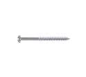 Slotted Round Chrome Wood Screws , 60-Pack, #6 x 1"