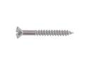 4 x 3/4-Inch Chrome Plated Steel Slotted Wood Screw
