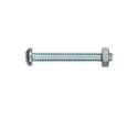 4-Inch Zinc Round Slotted Long Stove Bolt With Nut