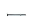Carriage Bolts with Nuts, 20-Pack, #10-24 x 3/16" x 1-1/2"