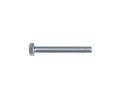 Full-Thread Zinc Hex Bolts, 12-Pack, 1/4"-20 x 4"