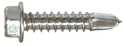 12-14 x 1 in Self Drilling Hex Washer Head Screw Zinc