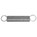 #22 Extension Spring — 3/8 in. Diameter, 2 in. Length, Steel, Zinc Finish, 6-Pack