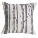 Gray Branches Accent Pillow