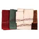 3-Piece Embroidered Barbwire Towel Set