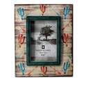 4 x 6-Inch Cactus & Arrow Wood Picture Frame