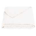 Diamond Pattern Linen Quilt, Vintage White