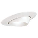 4-Inch White Adjustable Eyeball Trim