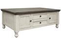 Stone Relaxed Vintage Cocktail Table With Drawers
