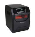 1500-Watt Black Electric Digital Quartz Infrared Heater