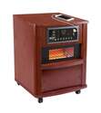20-Inch Cherry Wood Cabinet Infrared Heater