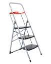 3-Step Steel Step Ladder With Utility Tray