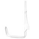 2x3 in White Galvanized Square Wood Hook Downspout Fastener Pack Of 2