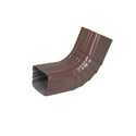 2x3 in Brown Front A Elbow For K Style Galvanized Gutter