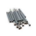 7 In Brown Galvanized Spike And 5 In Brown Galvanized Ferrule For K Style Roof Drainage System 10 Pack