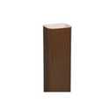 2 in x 3 in x 10 ft Brown Aluminum Downspout