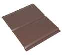 12 in X 12 ft Brown Aluminum Solid Soffit